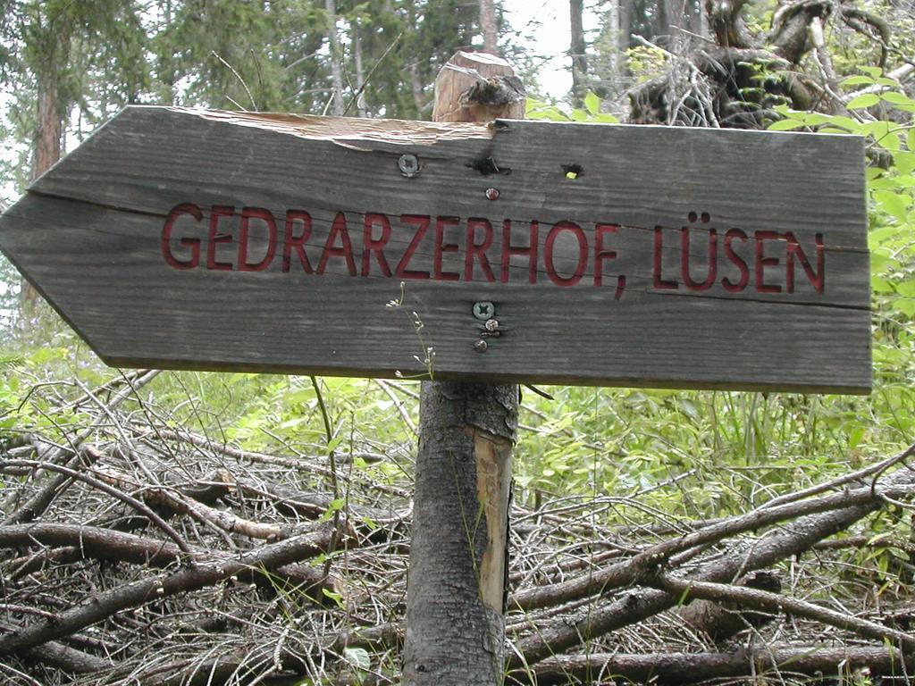Gedrarzerhof Apartment Luson Exterior foto